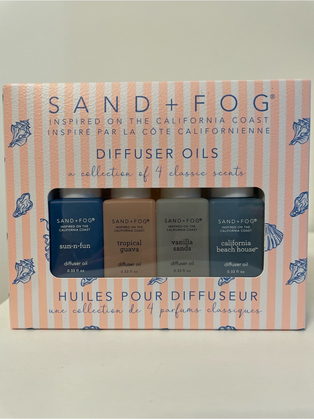 NWT SAND + FOG Diffuser Oils Set - Four x 0.33 FL OZ/ 10 ML Dropper Bottles
